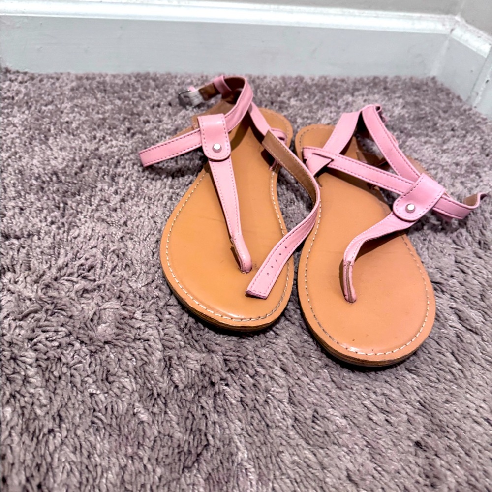 Mauve pink sandals
